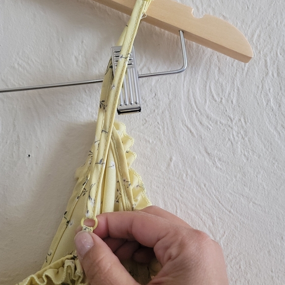 IRIS, Boho Yellow Floral Dress,‎ Size Medium - Picture 6 of 6